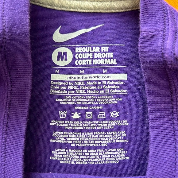 Nike Just Do It Graphic Logo Short Sleeve T Shirt Size M Regular Fit - Picture 4 of 5